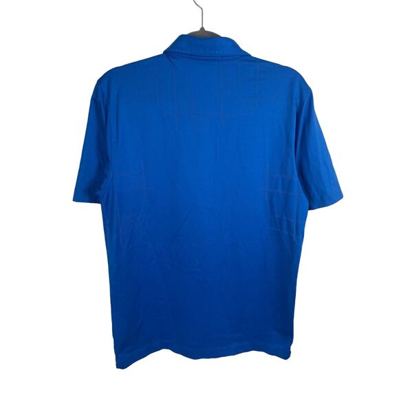 Tiger Woods Collection Mens Dri Fit Blue Short Sleeved Athletic Golf Polo Size S - Picture 2 of 7